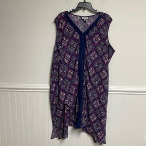 Catherine’s Dress Maxi Long Maxi Multicolor Sleeveless Size 4X